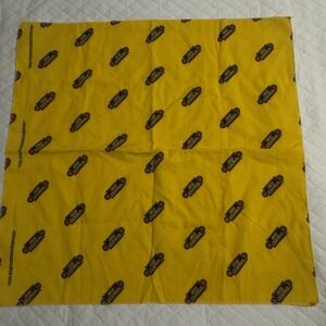 VINTAGE Jose Cuervo Tequila 1991 Yellow Bandanna / Handkerchief